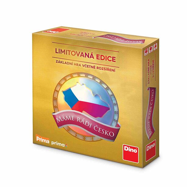 Dino Máme rádi Česko Limitovaná edice Rodinná hra
