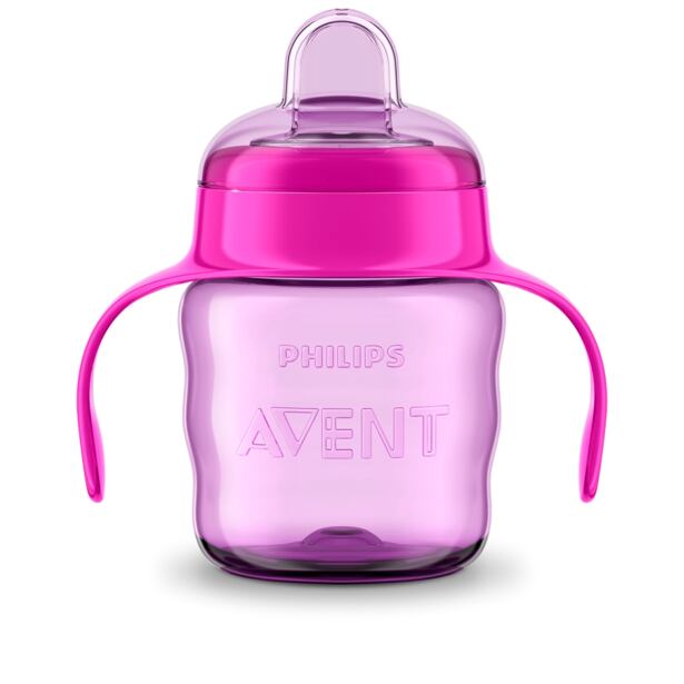 Avent hrnček pre prvé dúšky Klasik 200 ml s držadlami dievča