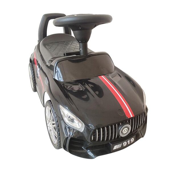Baby Mix Jazdítko Racer čierne