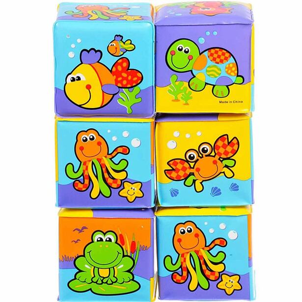 Playgro - Mäkké penové kocky