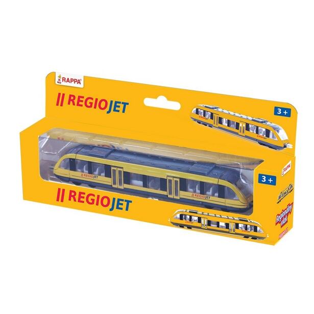 Rappa Kovový regionálnej vlak RegioJet, 17 cm