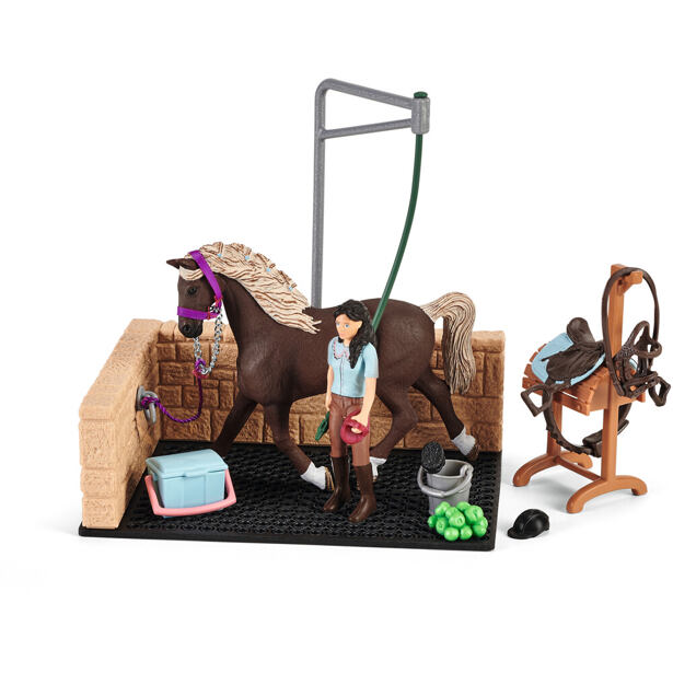 SCHLEICH Umývacie kút klubový s príslušenstvom