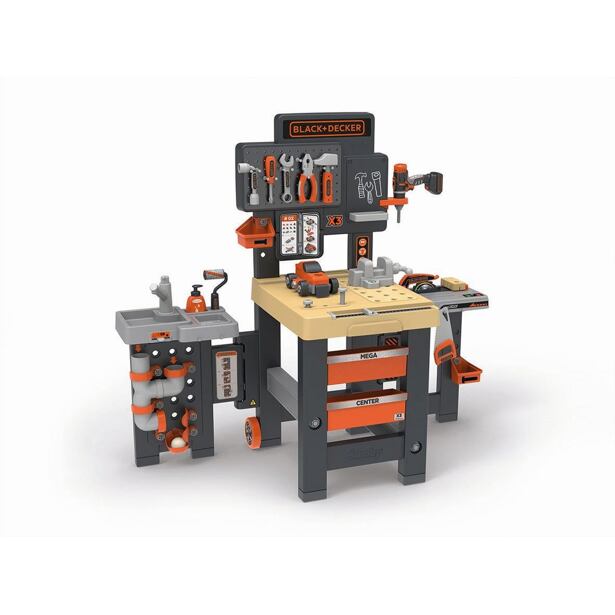 Smoby Black&Decker Veľká pracovná dielňa Mega Center