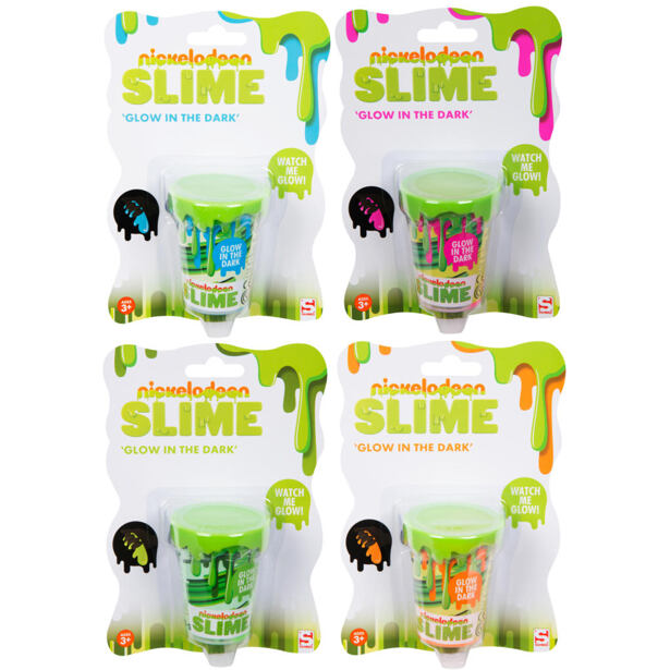 Nickelodeon sliz svietiaci v tme