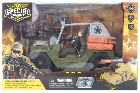Vojenský Jeep sada