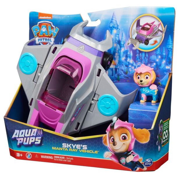 Spin Master Paw Patrol Aqua vozidlo s figúrkou Skye