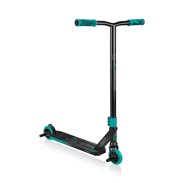Globber Freestyle Kolobežka STUNT SCOOTER GS 540 - čierno / modrozelená