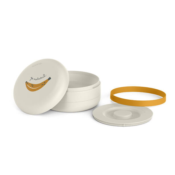 SUAVINEX | SET mištičiek BENTOO GO NATURAL +4 m - šedá banánová