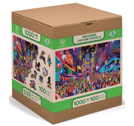 Wooden City Drevené puzzle XL,1010 dielikov, Nový rok