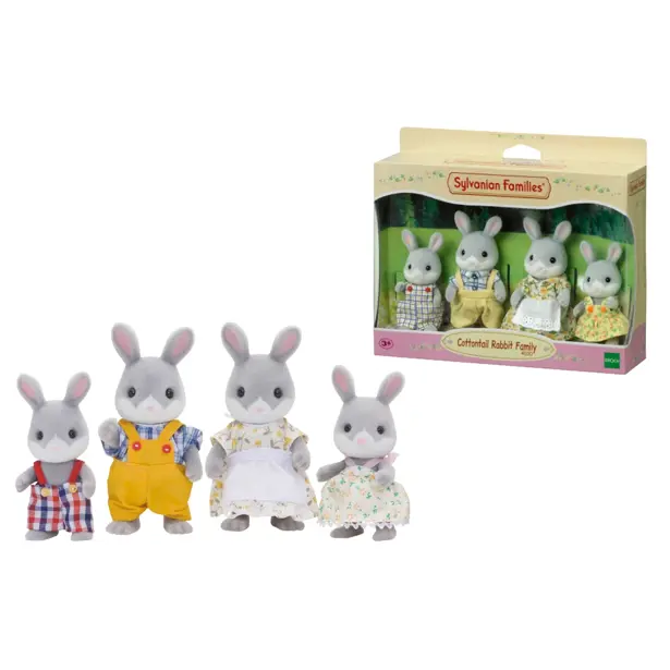 Sylvanian Families Rodina šedých králikov