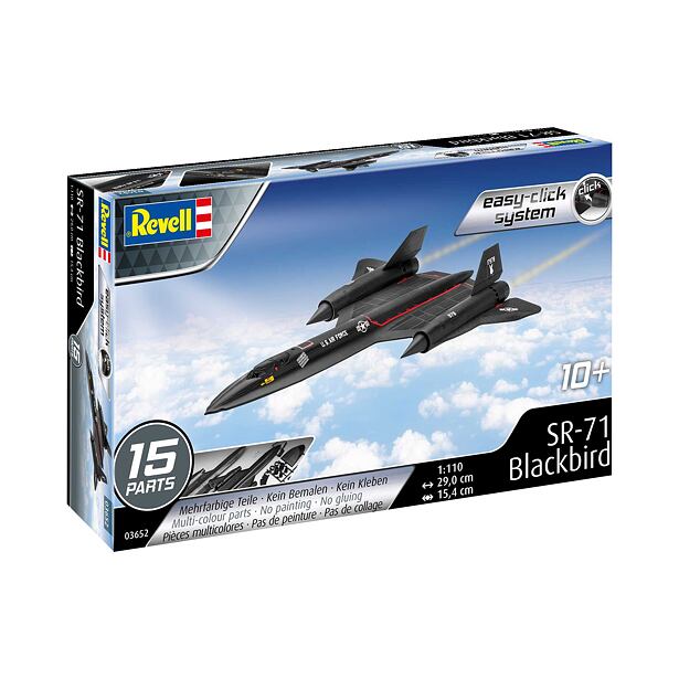 Revell EasyClick Flugzeug 03652 - SR-71 Blackbird (1:110)
