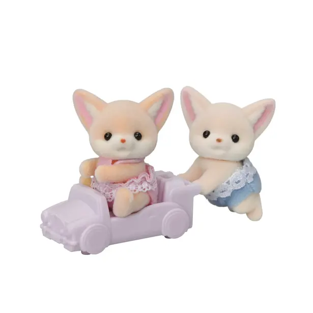 Sylvanian Families Dvojčata fenci s autíčkem