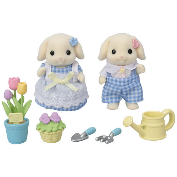 Sylvanian Families Kvetinový set a súrodenci Flora králikov