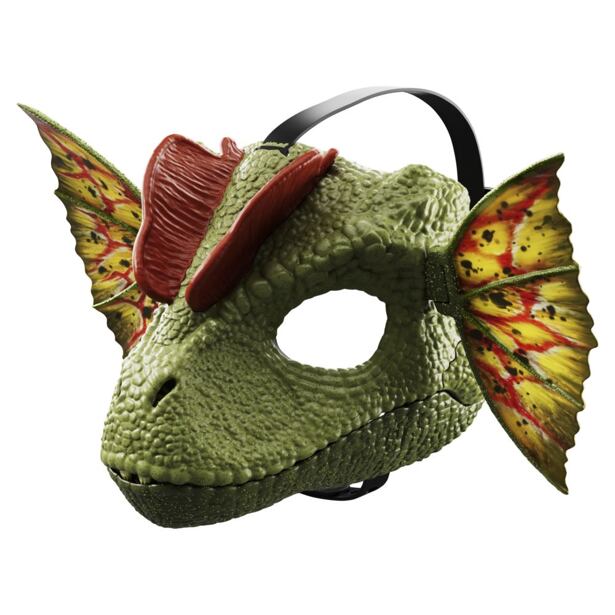 Mattel Jurassic World Diplophosaurus maska na obličej se zvuky