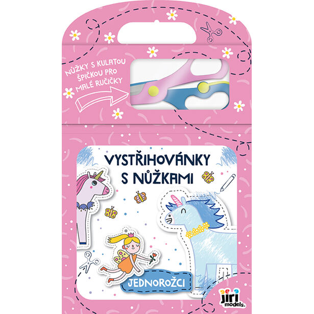Jiri Models Vystrihovačky s nožnicami Jednorožce