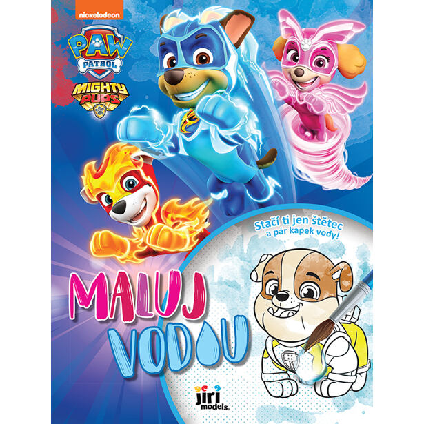 Jiri Models Maľuj vodou A4 Tlapková patrola
