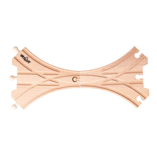 Woody Příslušenství k dráze - Výhybka X, 2ks