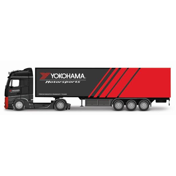 Bburago 1:43 Truck with trailer MB Actros Gigaspace Firestone, více druhů