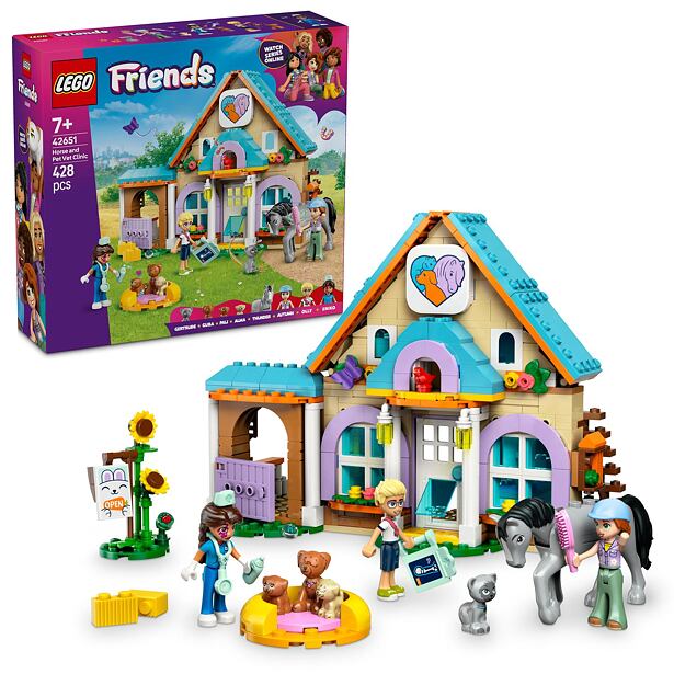 LEGO® Friends 42651 Veterinárna klinika pre kone a domácich miláčikov