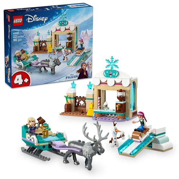 LEGO® Disney 43256 Anna a dobrodružstvo na saniach