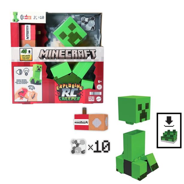 Mattel Minecraft RC Explodující CREEPER