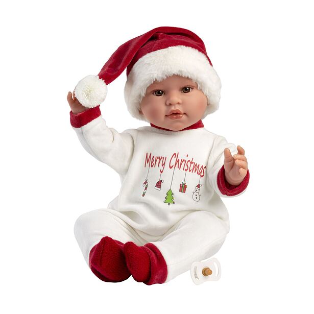 Llorens 74501 NEW BORN realistická bábika bábätko so zvukmi a mäkkým látkovým telom 45 cm