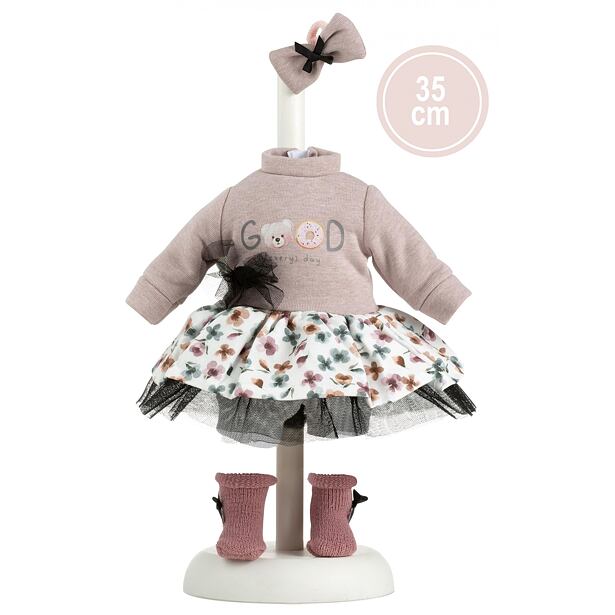 Llorens P535-49 Obleček pre bábiku veľkosti 35 cm s doplnkami