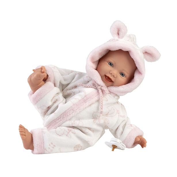 Llorens 63312 LITTLE BABY realistická bábika bábätko s mäkkým látkovým telom 32 cm