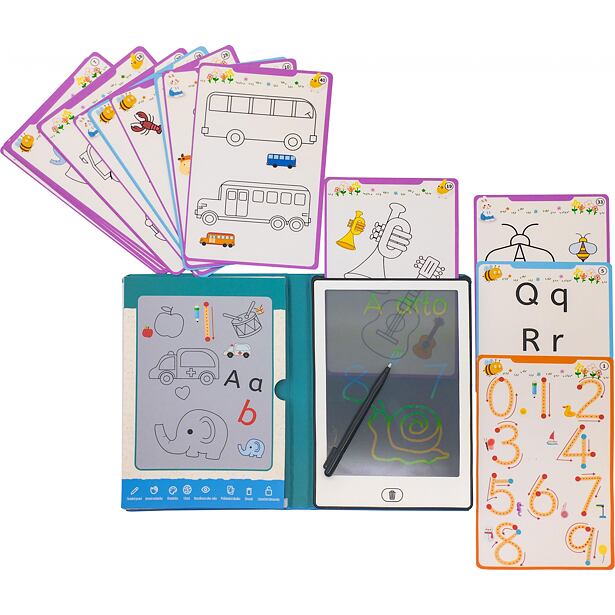 Tablă de desen ARTO LCD 10.1" cu șabloane