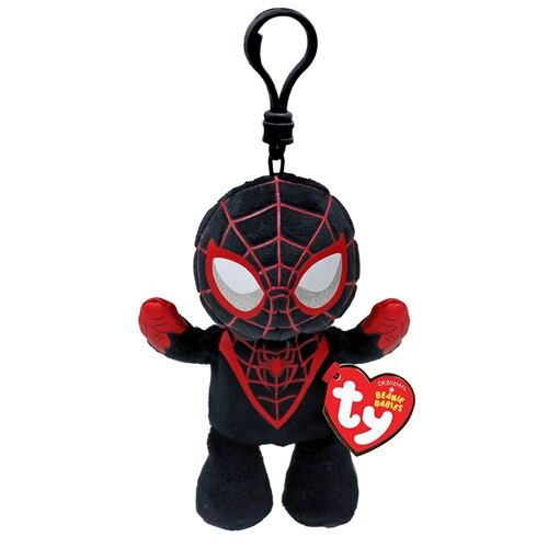 TY Beanie Babies Marvel MILES MORALES, Clip 8.5 cm