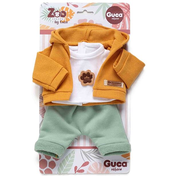 Guca OP988 Obleček pre opičku bábätko REBORN veľkosti 32 cm