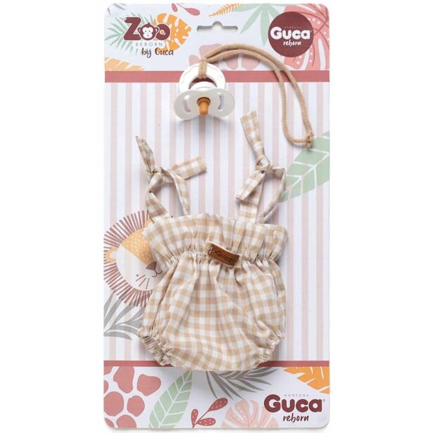 Guca OP991 Obleček pre opičku bábätko REBORN veľkosti 32 cm s príslušenstvom