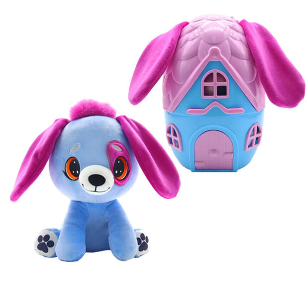 M95018 - STEPPOS PupaDorables Zvieratko v domčeku - Berry Wiggies - modré