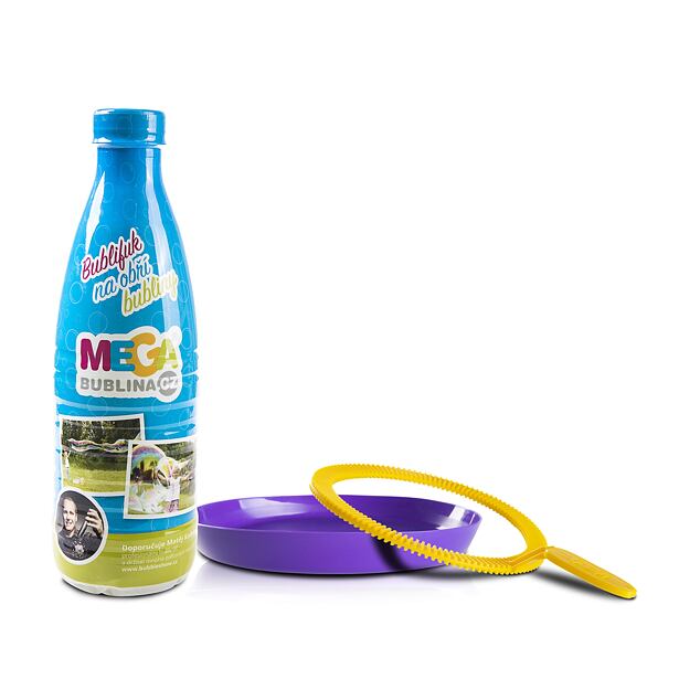 Suflantă de bule Megabubble pentru bule gigantice 1l + inel mare