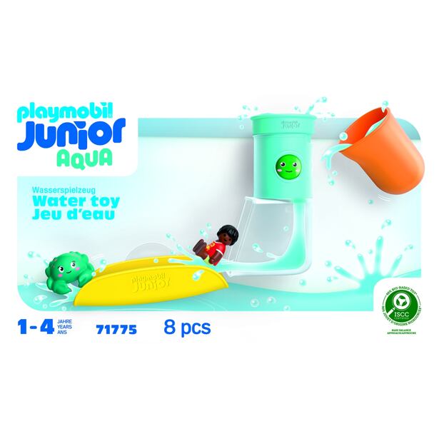 Playmobil Junior Aqua: Vodní nádrž se skluzavkou