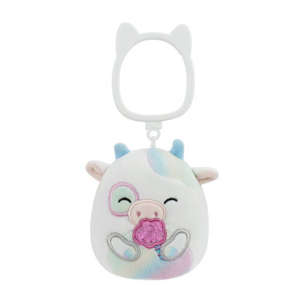 SQUISHMALLOWS Klíčenka Kráva s cukrovou vatou - Belozi