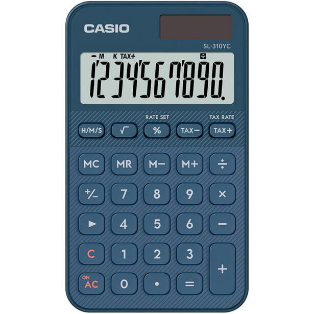 CASIO Taschenrechner blau