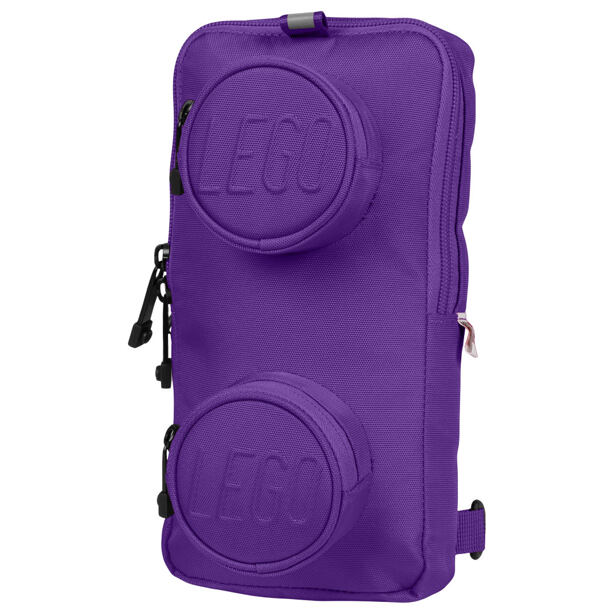 LEGO Signature Brick 1x2 Sling Bag - tmavě fialový