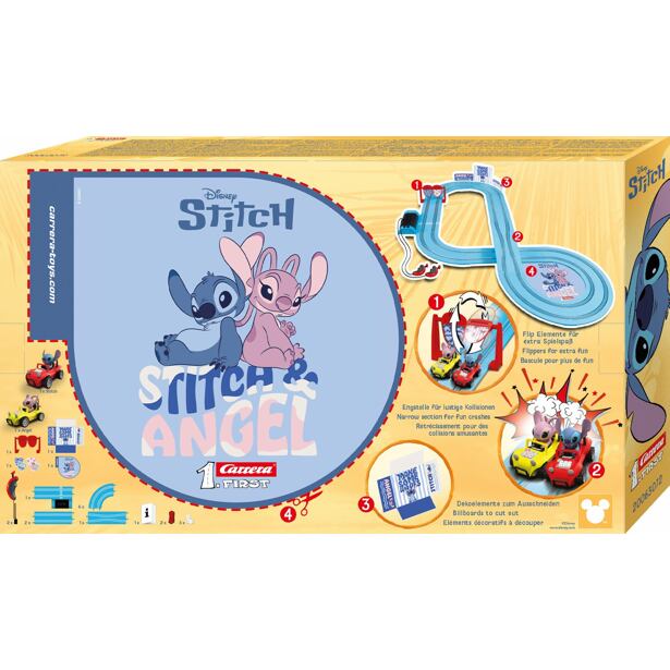 Carrera FIRST Autodráha - 63072 Disney Stitch 2,9m