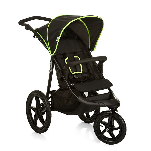 Hauck Športiak Runner black/neon yellow