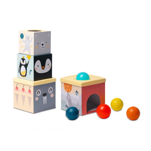 Taf Toys Sada kociek a loptičiek Severný pól