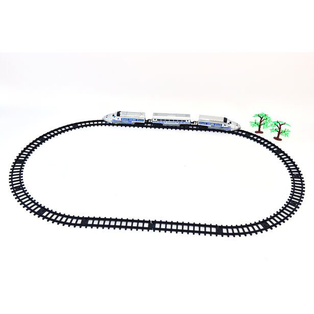 Eisenbahnschienen, silber, 111 cm