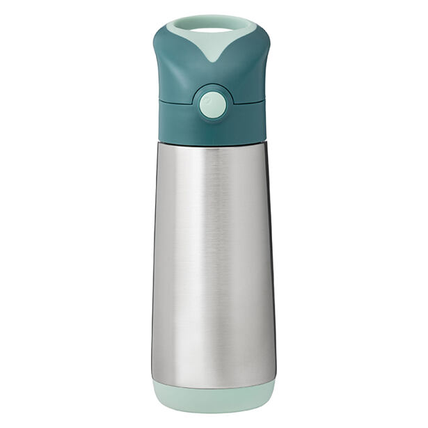 b.box Termoska na pitie so slamkou 500 ml - emerald forest