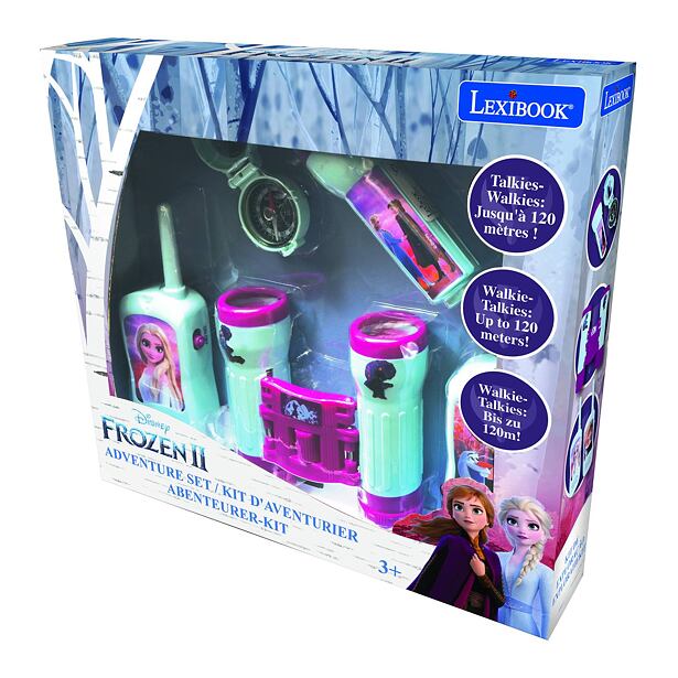 Set Frozen - vysielačky, ďalekohľad, baterka