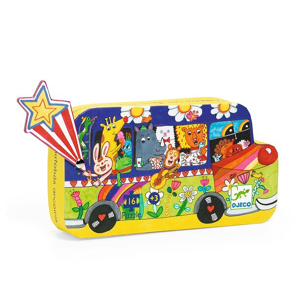 DJECO The rainbow bus puzzle