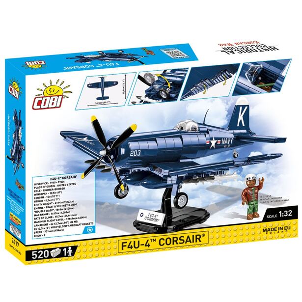 Cobi 2417 Stíhačka Vought F4U-4 Corsair