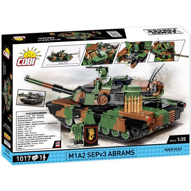 Cobi 2623 Tank Abrams M1A2 SEPv3