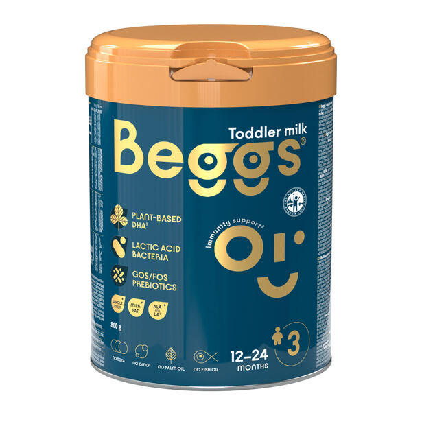 Beggs 3 batoľacie mlieko (800 g)