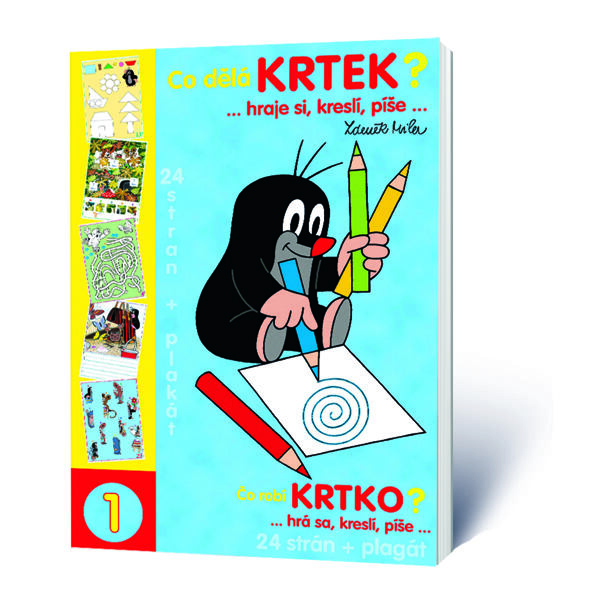 Čo robí Krtko? počítanie, maľovanie, hry + plagát