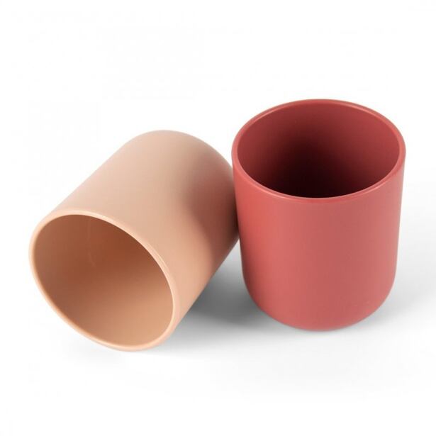 Dantoy Tiny Bio hrníčky Nude/Red 2ks 0m+